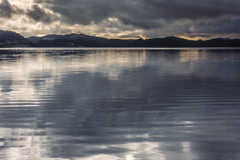 Solnedgang over Grindafjord | Veggbilder | Fotokunst til salgs | Kunstfoto | Kunst | Foto | Bilde