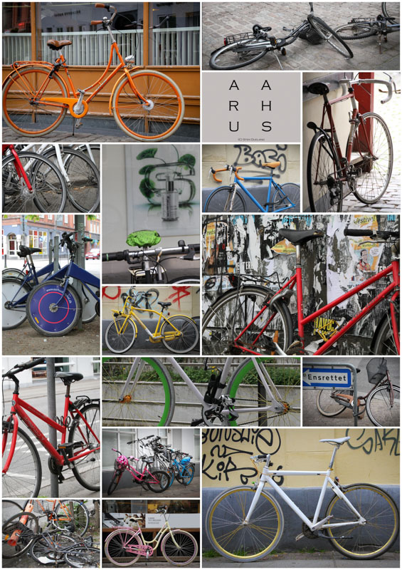 Biker City Aarhus | Veggbilder | Fotokunst til salgs | Kunstfoto | Kunst | Foto | Bilde